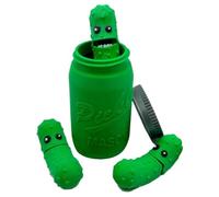 Cornichon imprimé en 3D - Jouet articulé, figurine articulée pour soulager le stress des articulations | Modèle de fermeture flexible pour serrer, plier, tordre, jouer, apaiser, se concentrer et se