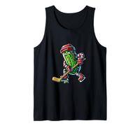 Cornichon Joueur De Hockey Glace Équipé Débardeur