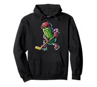 Cornichon Joueur De Hockey Glace Équipé Sweat à Capuche