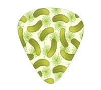 cornichons à l'aneth,Lot de 12 médiators de guitare, 3 épaisseurs différentes pour guitare acoustique, basse, ukulélé