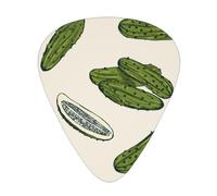 cornichons au concombre,Lot de 12 médiators de guitare, 3 épaisseurs différentes pour guitare acoustique, basse, ukulélé