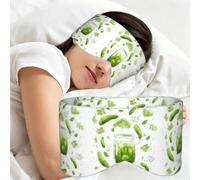Cornichons au concombre, Masque de sommeil pour la maison, les voyages et le travail posté, couvrant entièrement les yeux et bloquant la lumière