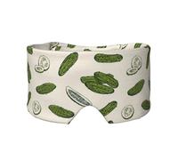 cornichons au concombre,Masque pour les yeux bloquant la lumière Cache-yeux et cache-oreilles pour le sommeil