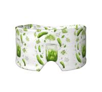cornichons au concombre,Masque pour les yeux bloquant la lumière Cache-yeux et cache-oreilles pour le sommeil