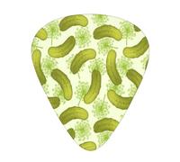 Cornichons,Lot de 12 médiators de guitare, 3 épaisseurs différentes pour guitare acoustique, basse, ukulélé
