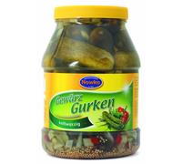Cornichons Nowka entièrement épicés en bocal 2260ml