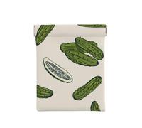 Cornichons ou concombres marinés, Sac de Rangement pour Femmes, Portefeuille supérieur à Presser, Petit Porte-Monnaie, Pochette de Changement