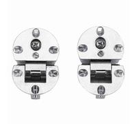 Corniènes de porte du rabat de l'armoire, 2pcs 2,2 * 1,46 * 0,51 pouces à 90 degrés en alliage de zinc Flush Connexion Séjour de support Raccord de pliage de la cuisine pour