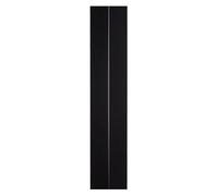 Cornière 90 ° Aluminium 1 mm Noir - 2ML - Extérieur 100 X 100 mm