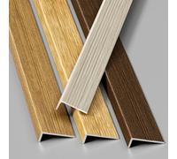 Cornière Aluminium Adhésive 20x10mm 25x10mm 30x20mm, Profilé de Finition Angle de Mur, Baguette de Protection Autocollante Extra Forte, Anti-Rayures, Imperméable