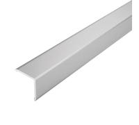 Cornière de protection d'angle aluminium argent mat (H= 25 mm, L= 250 cm)