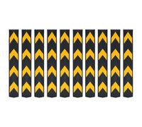 Cornière de protection réfléchissante 10 pcs Caoutchouc 80 cm