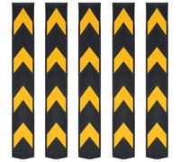 Cornière de protection réfléchissante 5 pcs Caoutchouc 80 cm