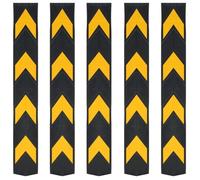 Cornière de protection - vidaXL - 5 pcs - Caoutchouc - 80 cm - Réfléchissante