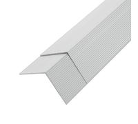 Cornière de terrasse 5 pcs Aluminium 170 cm Argenté