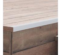 Cornière de Terrasse 5 Pcs Aluminium 170 cm Argenté | Bordure terrasse WPC, nez de marche, résistante corrosion, aluminium argenté, 170 cm