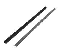 Cornière de terrasse en bois composite WPC - ZERODIS - 170 cm - Gris - Résistante aux intempéries