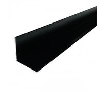 Cornière égale en aluminium finition laqué noir RAL 9005 - longueur 4 m - 20 x 20 x 1,3 mm Atrius