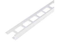 Cornière en aluminium revêtue de blanc (H= 8 mm, L= 300 cm)