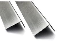 Cornière Inox Brossée Alimentaire - Profilé en L - Finition Satinée - Dimensions 20x20, 30x30 ou 40x40 mm - Longueur 1 m à 3 m - Acier Inoxydable 304L (Brossée, Longueur: 2000mm Epaisseur : 30x30mm)