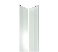 Cornière murale adhésive - inox satiné - 25x25 mm - 3 m DINAC