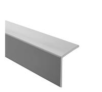 Quest Plinthe Souple Autoadhésive - 50 mm x 20 mm - Plinthe en PVC de finition - Pour l'intérieur, mur, sol, salle de bain, salon - Flexible, Étanche, Décoratif - 20 mètres, Gris cendré