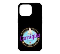 Corniglia Cinque Terre La Spezia Rétro Italie Vintage Coque pour iPhone 16 Pro