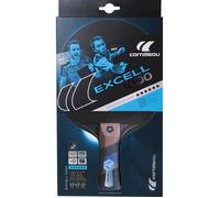 Cornilleau Raquette de tennis de table Sport 1000 Excel Carbon 411000 Intérieur Off/Off+ Noir