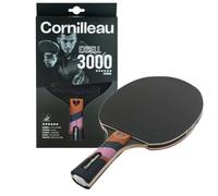 CORNILLEAU - Excell 3000 Carbon - Raquette de ping Pong d'intérieur pour Jouer en compétition Off+, revêtement ITTF 6 étoiles