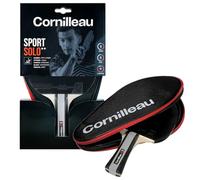 CORNILLEAU - Pack 1x Raquettes et 1x Housse de Raquette de ping-Pong - Sport Pack Solo - Revêtement ITTF 2 étoiles