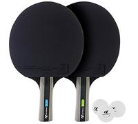 Cornilleau - Pack 2X Raquettes et 3X balles de ping-Pong - Sport Pack Duo - Revêtement ITTF