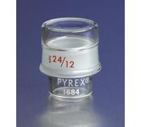Corning 1684-2024 Pyrex Lot de 12 flacons réutilisables en verre borosilicate à col long Capacité 4 ml