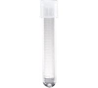 Corning Falcon 352051 Tube à essai en polystyrène à fond rond avec bouchon à pression, stérile, 14 ml (lot de 1000)