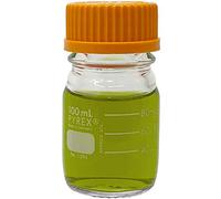 Corning PYREX #1395-100 Bouteilles de rangement rondes avec bouchon à vis GL45 100 ml