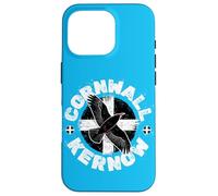 Cornish Chough Un Oiseau et Drapeau Cornouailles ou Cornwall Coque pour iPhone 16 Pro