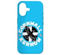 Cornish Chough Un Oiseau et Drapeau Cornouailles ou Cornwall Coque pour iPhone 17