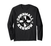 Cornish Chough Un Oiseau et Drapeau Cornouailles ou Cornwall Manche Longue