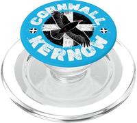 Cornish Chough Un Oiseau et Drapeau Cornouailles ou Cornwall PopSockets PopGrip pour MagSafe