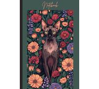 Cornish Rex with Flowers Journal