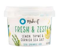 Cornish Sea Salt Lot de 2 pots de sel de mer de cornouailles au citron et au thym (2 x 55 g)