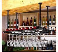 CORNLYYUMI Porte-Verres à vin Suspendu au Plafond, Porte-Bouteilles Moderne et Minimaliste, étagère Suspendue, Porte-Bouteilles Moderne et Minimaliste, Porte-Bouteilles à vin fixé au Mur