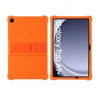 Cornors Soft Silicone Cover Pour Samsung Galaxy Tab A9 Plus 11 "Cas 4 Épaissir Sm-X210 Sm-X215 Sm-X216 Antichoc Funda Enfants-Tab A9 Plus 11 Inch-Orange