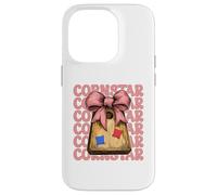 Cornstar Cornhole Player Pouf Poire avec nœud Coquette Rose Coque pour iPhone 14 Pro