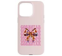 Cornstar Cornhole Player Pouf Poire avec nœud Coquette Rose Coque pour iPhone 15 Pro Max