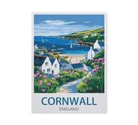 Cornwall, Angleterre，Jigsaw Puzzles Puzzle, 1000 Pièces en Bois Adultes Puzzles, Enfants Cerveau IQ Développement Cadeau（75x50cm）-X52