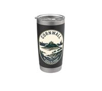 Cornwall Angleterre St Michaels Mount Randonnee Gobelet isotherme en acier inoxydable double paroi