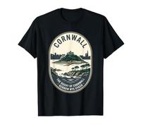 Cornwall Angleterre St Michaels Mount Randonnee T-Shirt Graphique avec Valeur