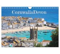 Cornwall & Devon 2026 (Wandkalender 2026 DIN A4 quer), CALVENDO Monatskalender: Fotos aus Cornwall und Devon zu verschiedenen Jahreszeiten