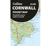 Collins — Carte de poche Cornwall — Idéale pour explorer Cornwall