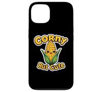 Corny But Cute Funny Girl Corn on The COB Corncob Pun Blague Coque pour iPhone 13